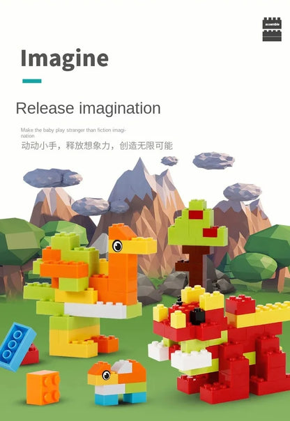 Children's Building Blocks - Bulk Creative DIY Set | Urban Classic Educational Toy - ZOOMNSTORE