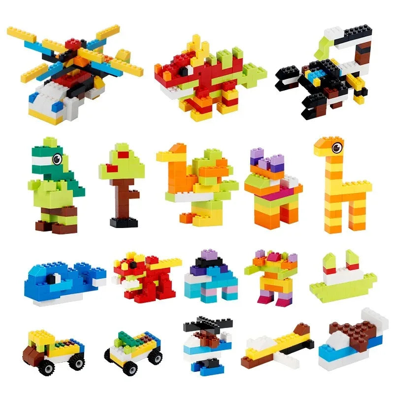 Children's Building Blocks - Bulk Creative DIY Set | Urban Classic Educational Toy - ZOOMNSTORE