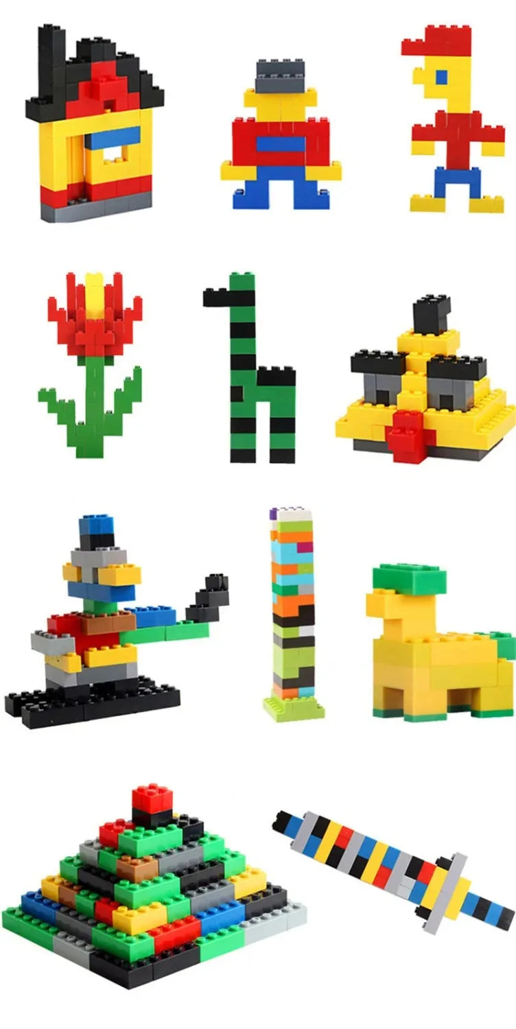 Children's Building Blocks - Bulk Creative DIY Set | Urban Classic Educational Toy - ZOOMNSTORE