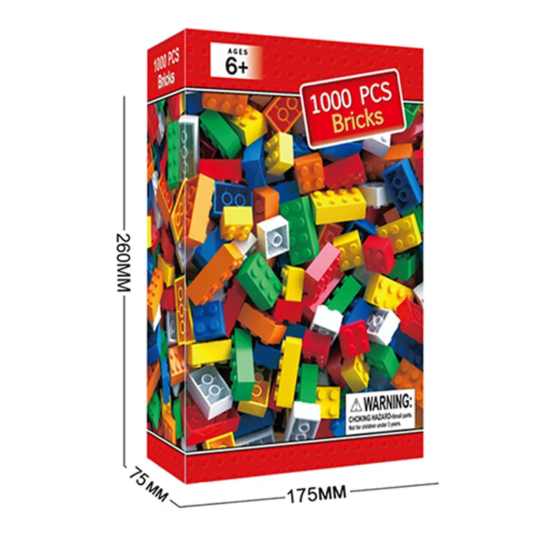 Children's Building Blocks - Bulk Creative DIY Set | Urban Classic Educational Toy - ZOOMNSTORE