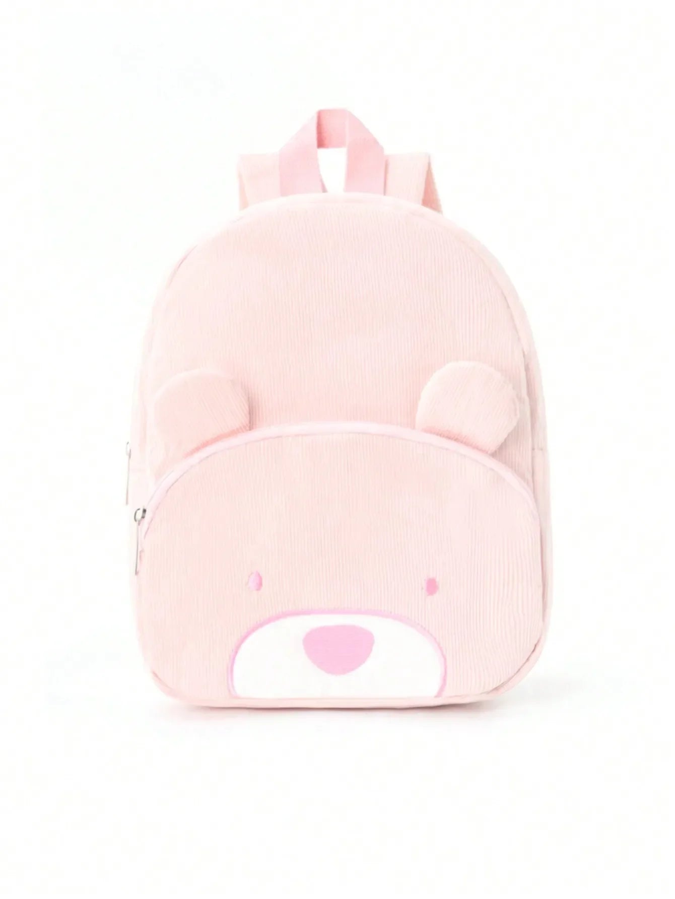 Cute Cartoon Bear Corduroy Backpack - Kids Kindergarten School Bag - ZOOMNSTORE