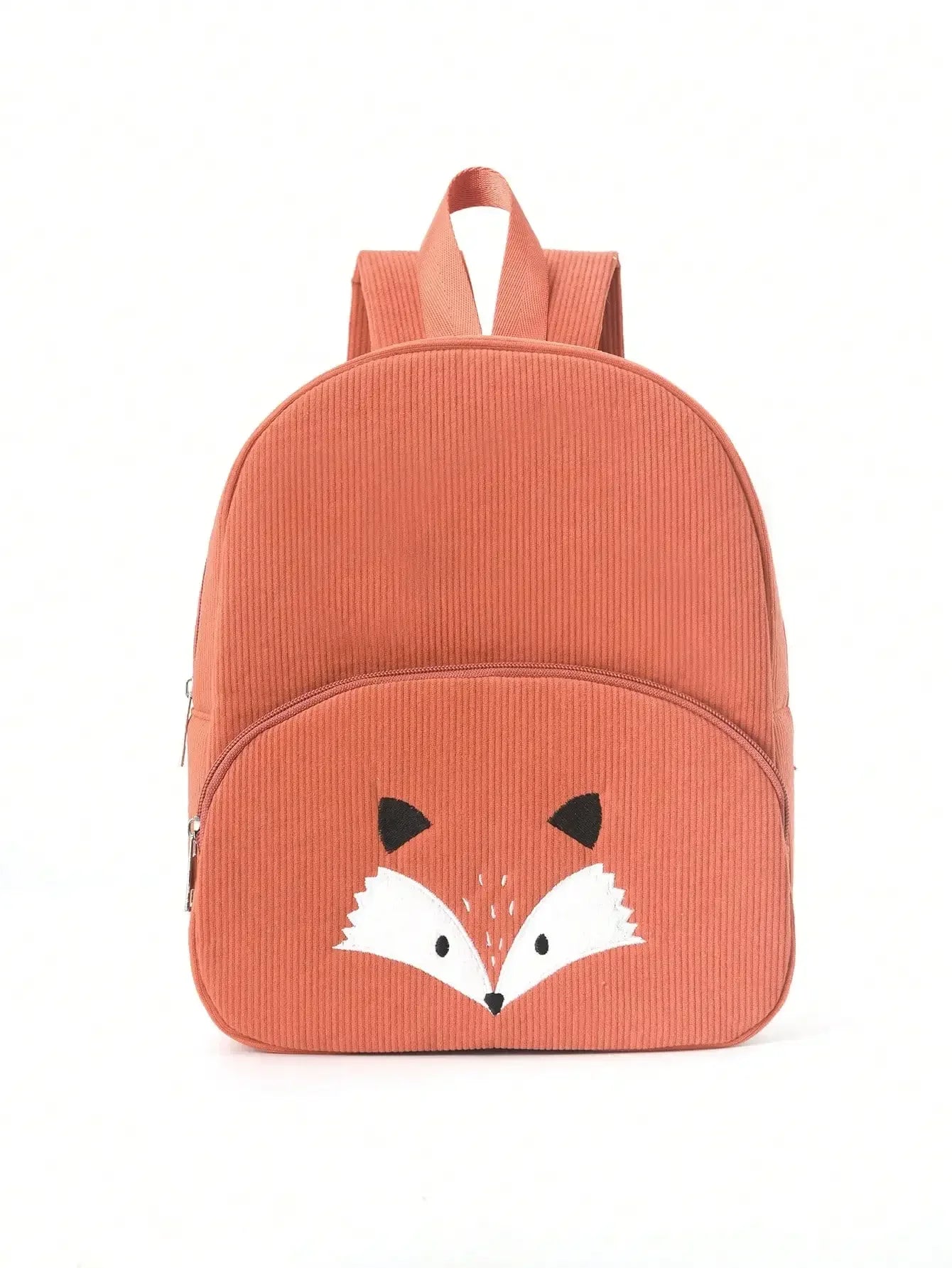 Cute Cartoon Bear Corduroy Backpack - Kids Kindergarten School Bag - ZOOMNSTORE