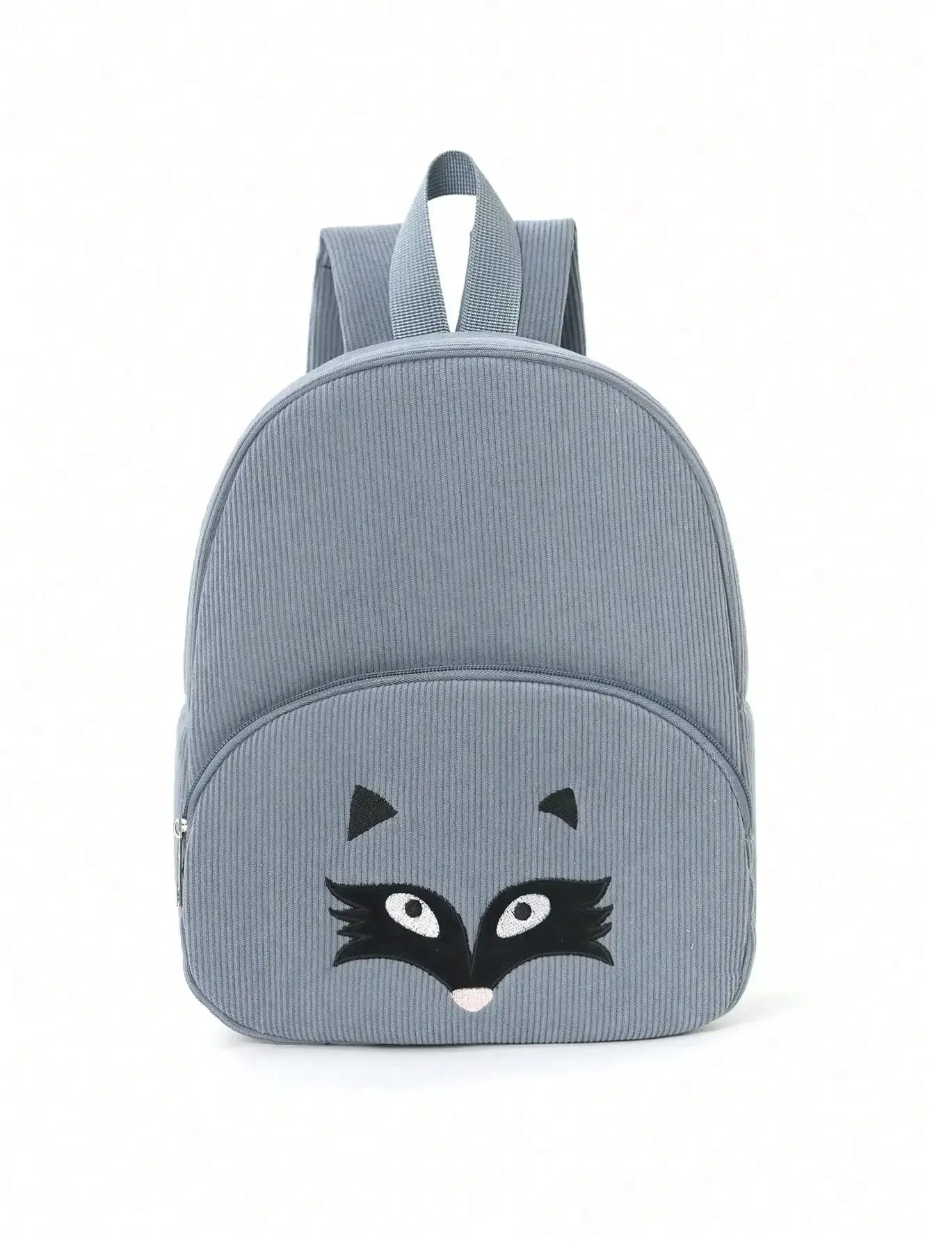 Cute Cartoon Bear Corduroy Backpack - Kids Kindergarten School Bag - ZOOMNSTORE