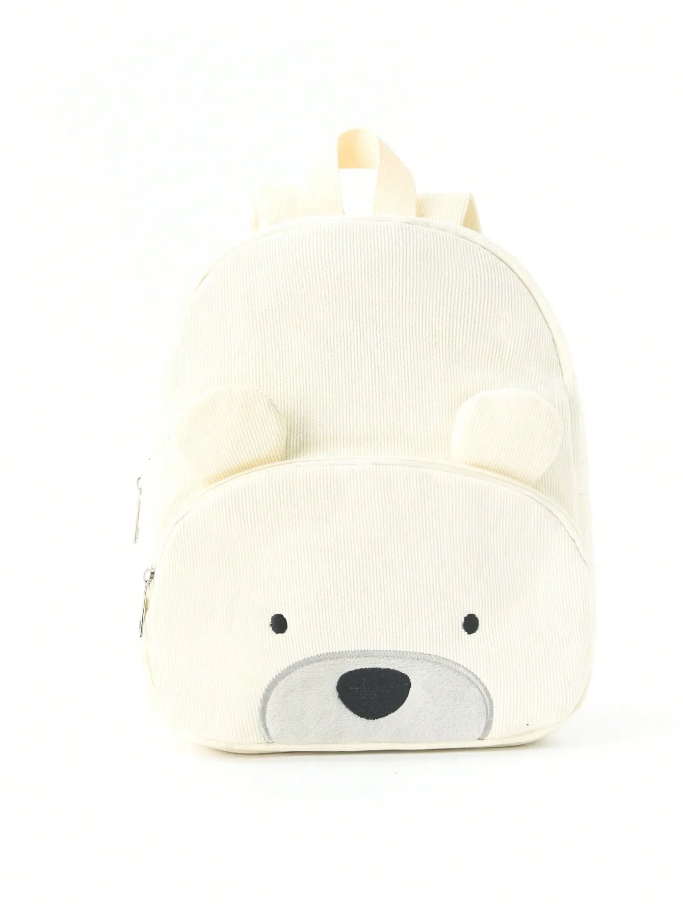 Cute Cartoon Bear Corduroy Backpack - Kids Kindergarten School Bag - ZOOMNSTORE