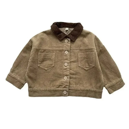 Childrens Retro Coat - Japanese Korean Autumn Winter Jacket for Boys  Girls - ZOOMNSTORE