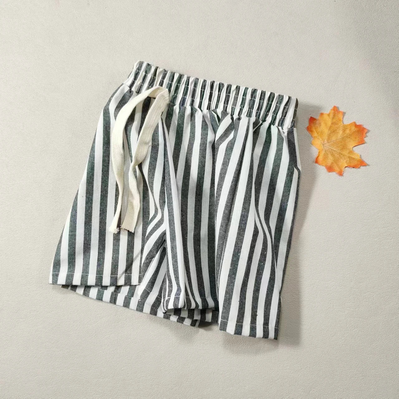 Children's Cotton Shorts - Boys Casual Summer Pants With Elastic Waist, Loose Fit - ZOOMNSTORE