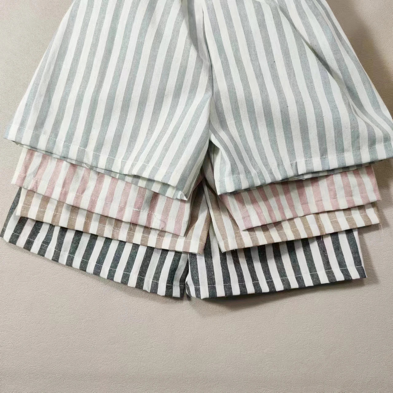 Children's Cotton Shorts - Boys Casual Summer Pants With Elastic Waist, Loose Fit - ZOOMNSTORE