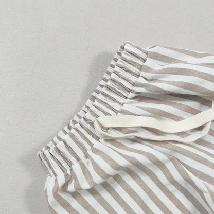 Children's Cotton Shorts - Boys Casual Summer Pants With Elastic Waist, Loose Fit - ZOOMNSTORE