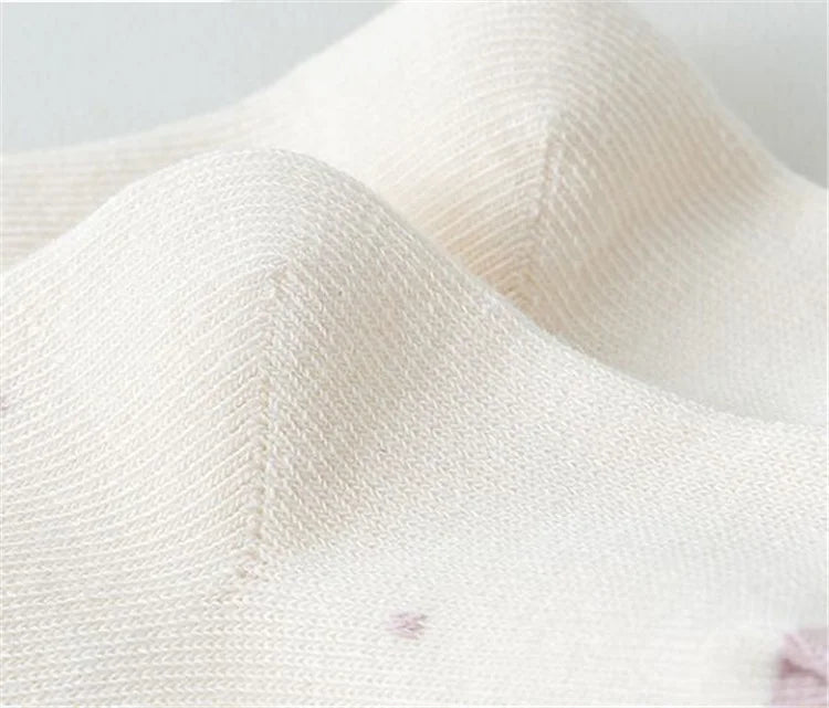 Lawadka Children's Girls Socks Cotton Dot Solid Kids Girl Sock Fashion Princess Baby Socks For Girls   Autumn Winter 0-12Years - ZOOMNSTORE