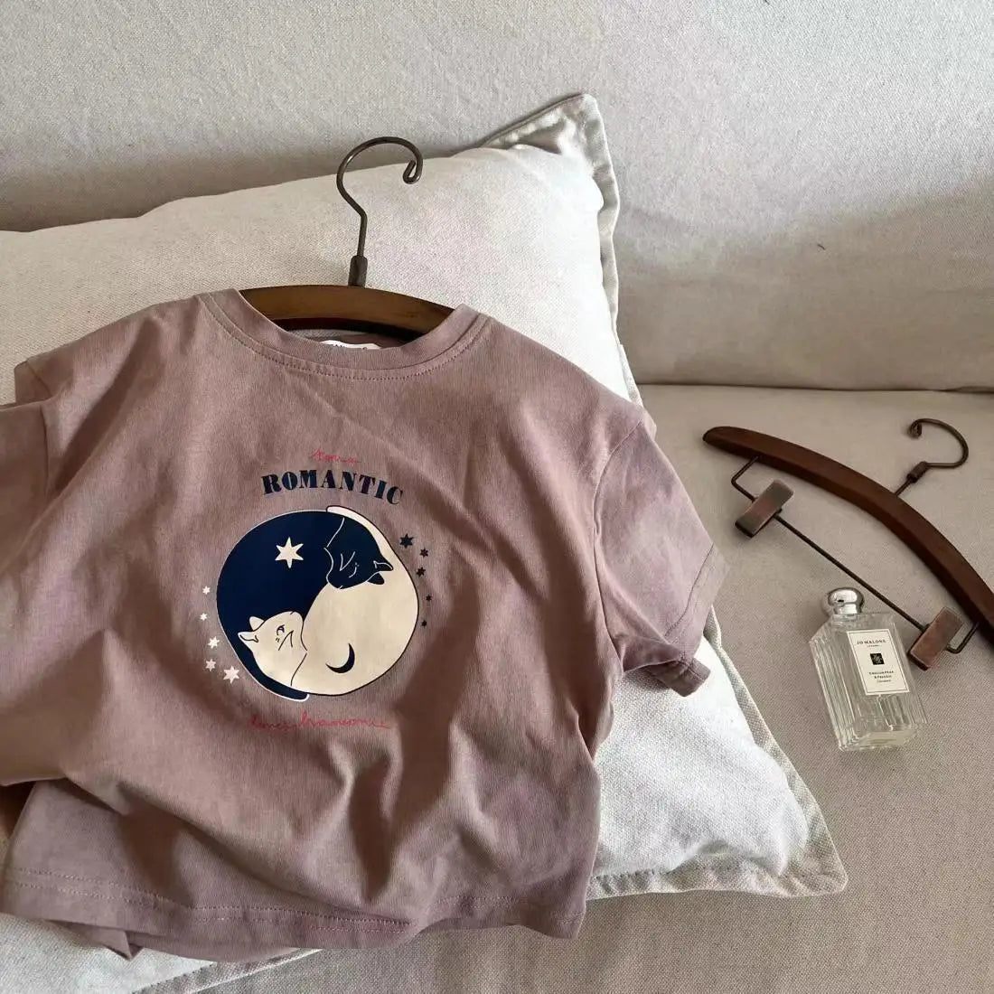 Kids Cartoon Cotton T-Shirt - Short Sleeve Summer Top for Boys  Girls - ZOOMNSTORE