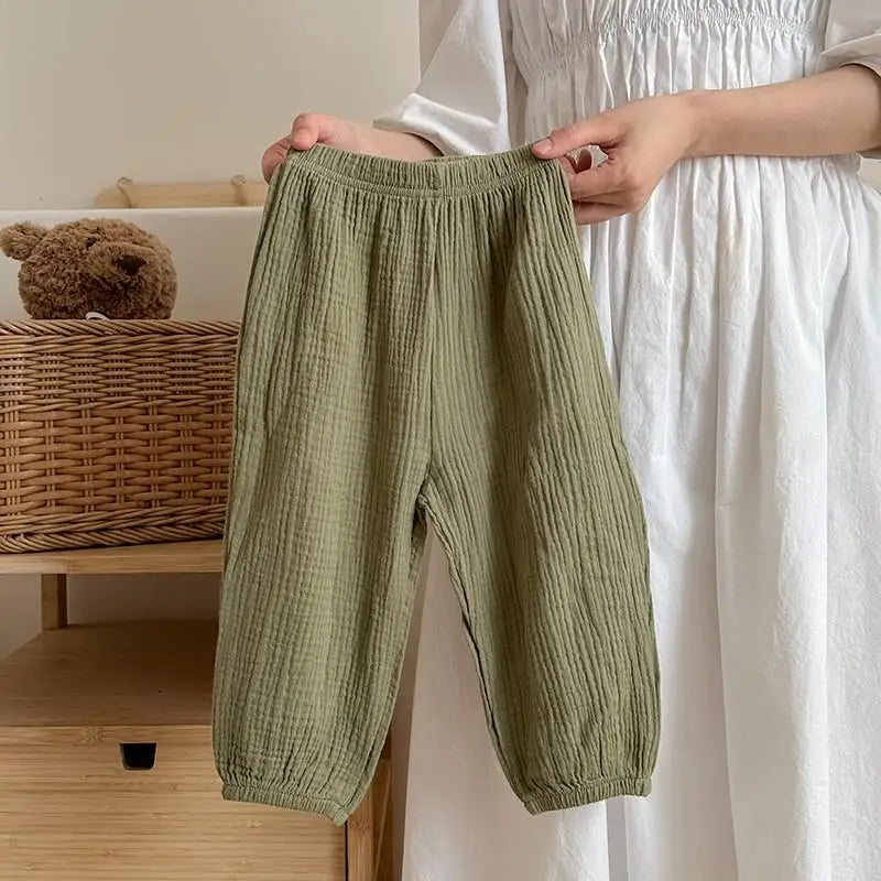 Childrens Anti-Mosquito Pants - Loose Summer Bloomers for Kids - ZOOMNSTORE