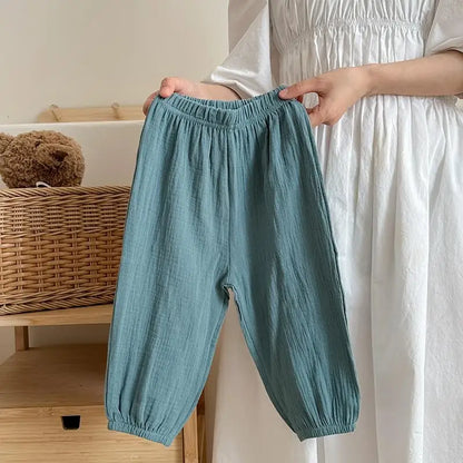 Childrens Anti-Mosquito Pants - Loose Summer Bloomers for Kids - ZOOMNSTORE