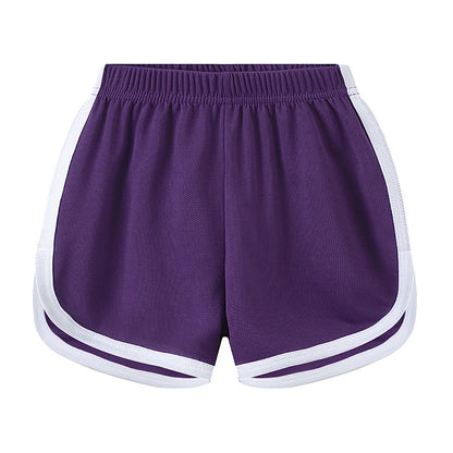 Children's Summer Shorts - Unisex Kids Hot Pants With Elastic Waist, Casual Polyester - ZOOMNSTORE