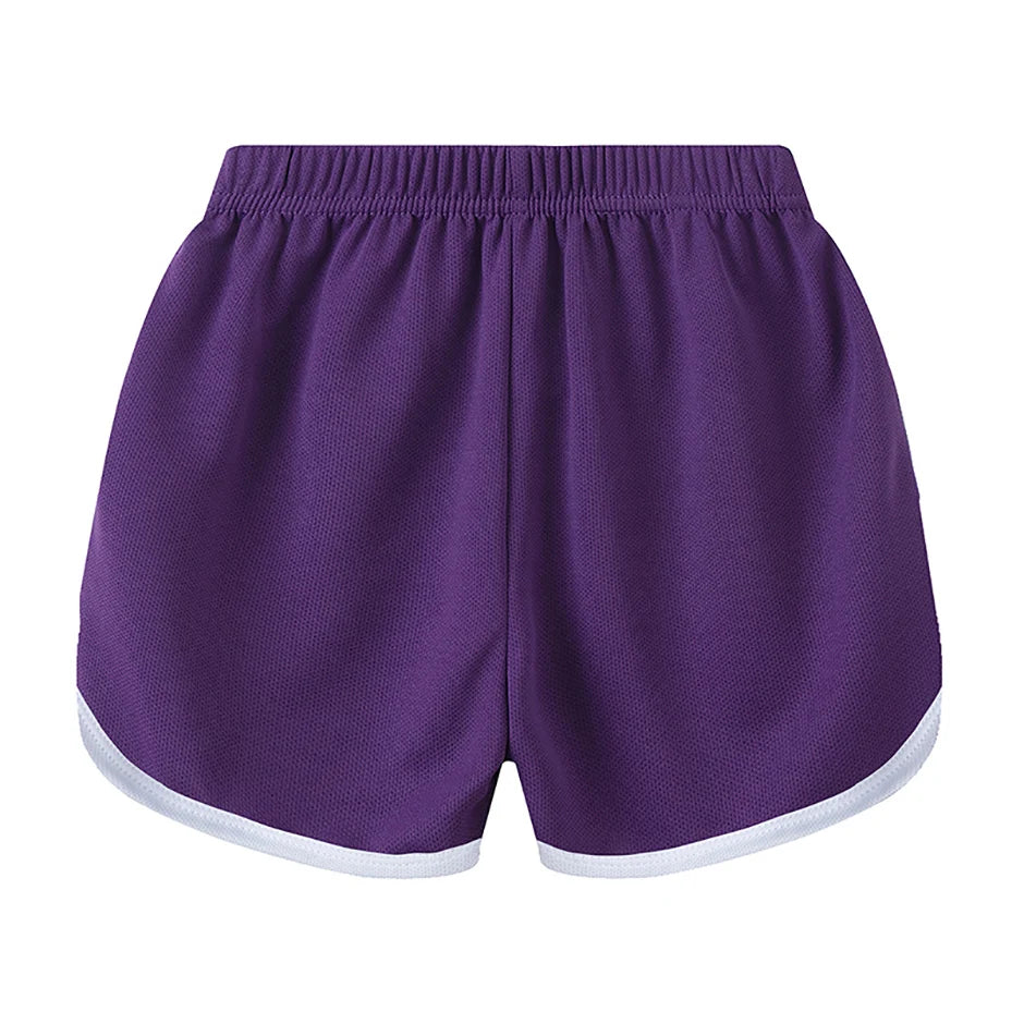 Children's Summer Shorts - Unisex Kids Hot Pants With Elastic Waist, Casual Polyester - ZOOMNSTORE