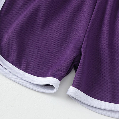Children's Summer Shorts - Unisex Kids Hot Pants With Elastic Waist, Casual Polyester - ZOOMNSTORE