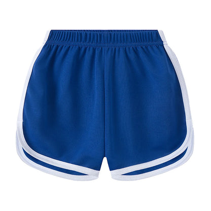 Children's Summer Shorts - Unisex Kids Hot Pants With Elastic Waist, Casual Polyester - ZOOMNSTORE