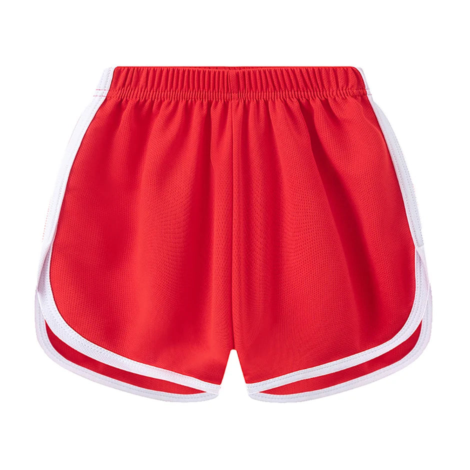 Children's Summer Shorts - Unisex Kids Hot Pants With Elastic Waist, Casual Polyester - ZOOMNSTORE