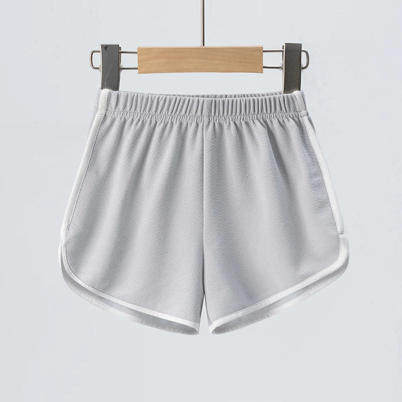 Children's Summer Shorts - Unisex Kids Hot Pants With Elastic Waist, Casual Polyester - ZOOMNSTORE