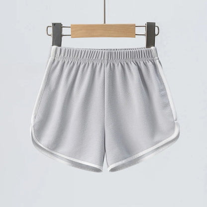 Children's Summer Shorts - Unisex Kids Hot Pants With Elastic Waist, Casual Polyester - ZOOMNSTORE