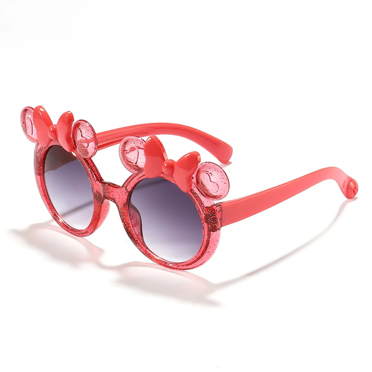 Cute Cartoon Sunglasses for Girls - Trendy Candy Colored Bow Glasses - ZOOMNSTORE