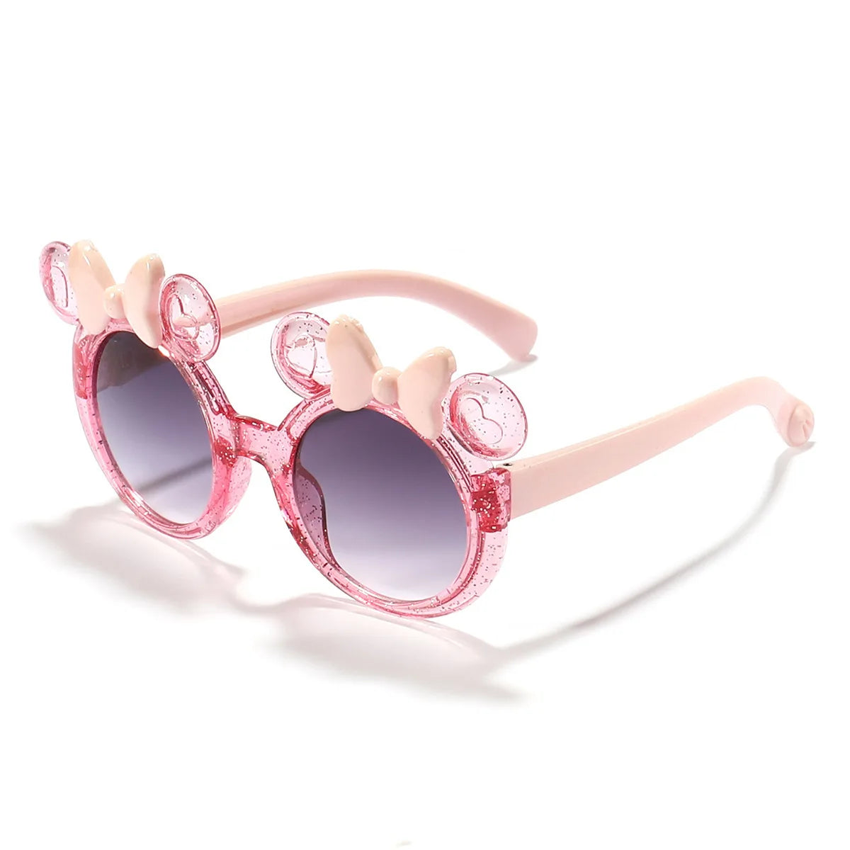 Cute Cartoon Sunglasses for Girls - Trendy Candy Colored Bow Glasses - ZOOMNSTORE