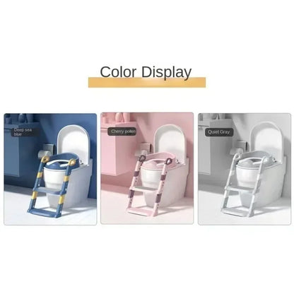Children's Toilet Stool – Foldable Foot Stool & Multi-Functional Potty Training Ladder for Kids - ZOOMNSTORE