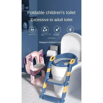 Children's Toilet Stool – Foldable Foot Stool & Multi-Functional Potty Training Ladder for Kids - ZOOMNSTORE