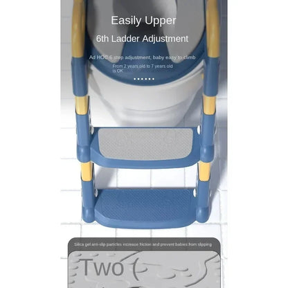 Children's Toilet Stool – Foldable Foot Stool & Multi-Functional Potty Training Ladder for Kids - ZOOMNSTORE