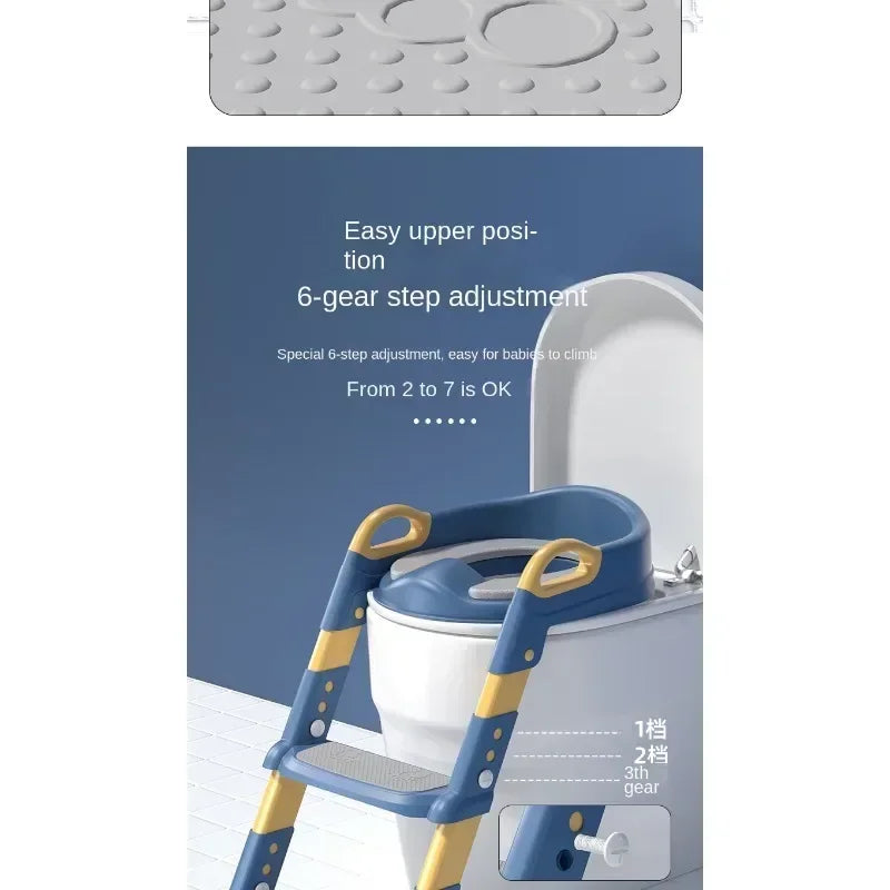 Children's Toilet Stool – Foldable Foot Stool & Multi-Functional Potty Training Ladder for Kids - ZOOMNSTORE