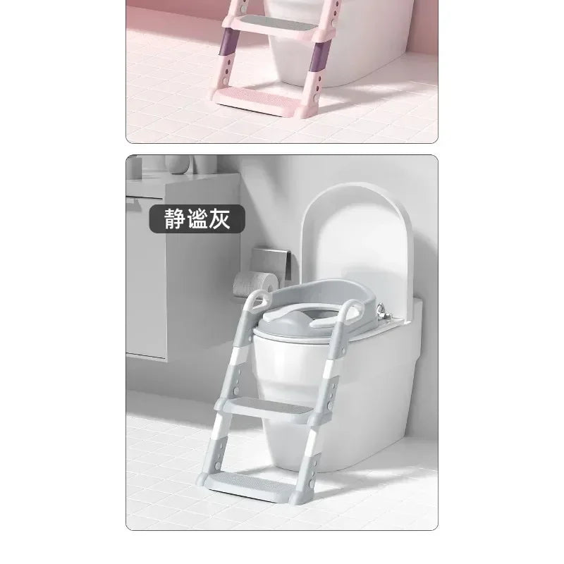 Children's Toilet Stool – Foldable Foot Stool & Multi-Functional Potty Training Ladder for Kids - ZOOMNSTORE