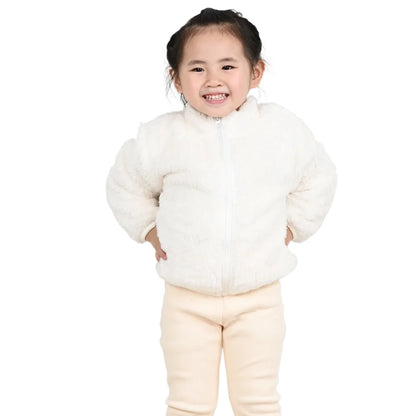 Children's Winter Jacket - Toddler Outdoor Zipper Coat | Heavyweight Kids Warm Coat - ZOOMNSTORE