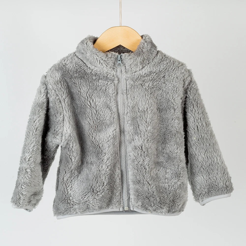 Children's Winter Jacket - Toddler Outdoor Zipper Coat | Heavyweight Kids Warm Coat - ZOOMNSTORE
