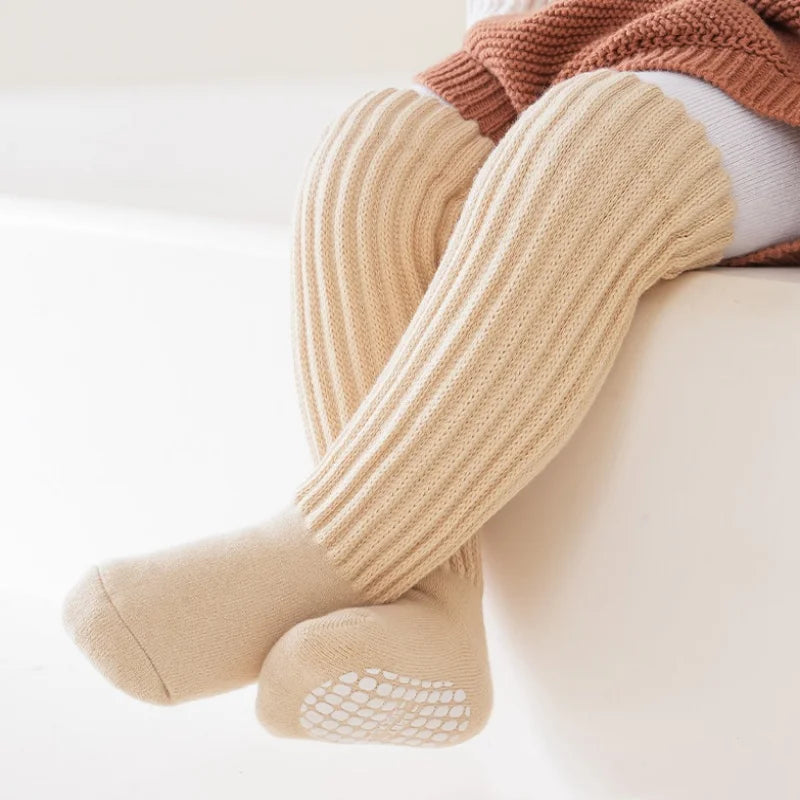 Children's Socks For Boys Girls Winter Thick Warm Newborn Baby Knee High Long Socks Fashion Kids Toddler Sock Anti slip 0-4Years - ZOOMNSTORE