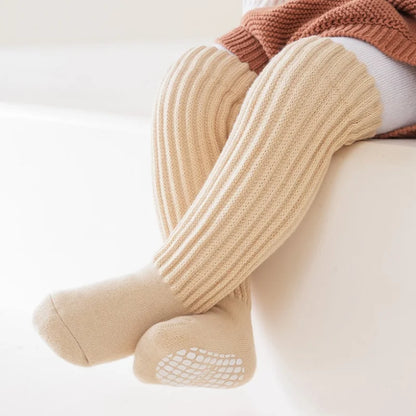 Children's Socks For Boys Girls Winter Thick Warm Newborn Baby Knee High Long Socks Fashion Kids Toddler Sock Anti slip 0-4Years - ZOOMNSTORE