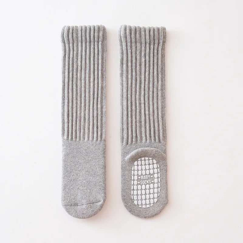 Children's Socks For Boys Girls Winter Thick Warm Newborn Baby Knee High Long Socks Fashion Kids Toddler Sock Anti slip 0-4Years - ZOOMNSTORE