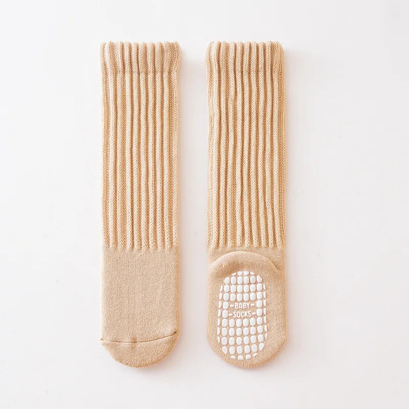 Children's Socks For Boys Girls Winter Thick Warm Newborn Baby Knee High Long Socks Fashion Kids Toddler Sock Anti slip 0-4Years - ZOOMNSTORE