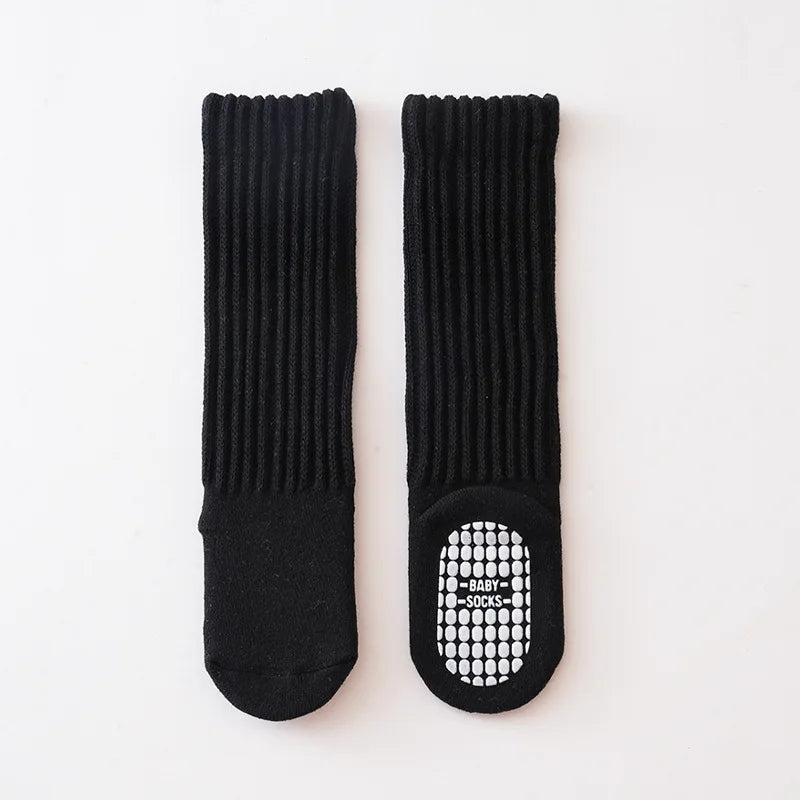 Children's Socks For Boys Girls Winter Thick Warm Newborn Baby Knee High Long Socks Fashion Kids Toddler Sock Anti slip 0-4Years - ZOOMNSTORE