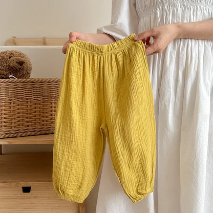 Childrens Anti-Mosquito Pants - Loose Summer Bloomers for Kids - ZOOMNSTORE