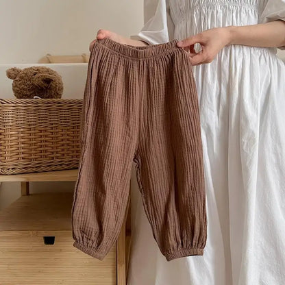 Childrens Anti-Mosquito Pants - Loose Summer Bloomers for Kids - ZOOMNSTORE
