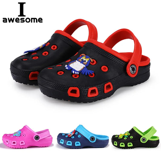 Childrens Cartoon Clogs - Summer Garden Beach Sandals for Kids - ZOOMNSTORE