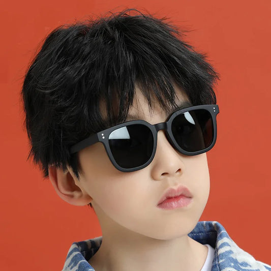 Childrens Designer Square Sunglasses - UV400 Outdoor Eyewear for Boys and Girls - ZOOMNSTORE