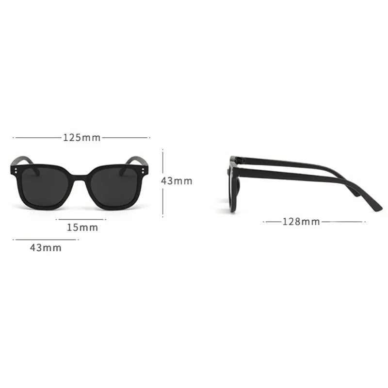 Childrens Designer Square Sunglasses - UV400 Outdoor Eyewear for Boys and Girls - ZOOMNSTORE