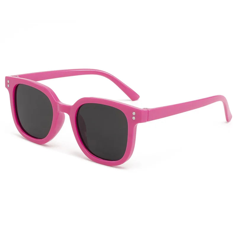 Childrens Designer Square Sunglasses - UV400 Outdoor Eyewear for Boys and Girls - ZOOMNSTORE
