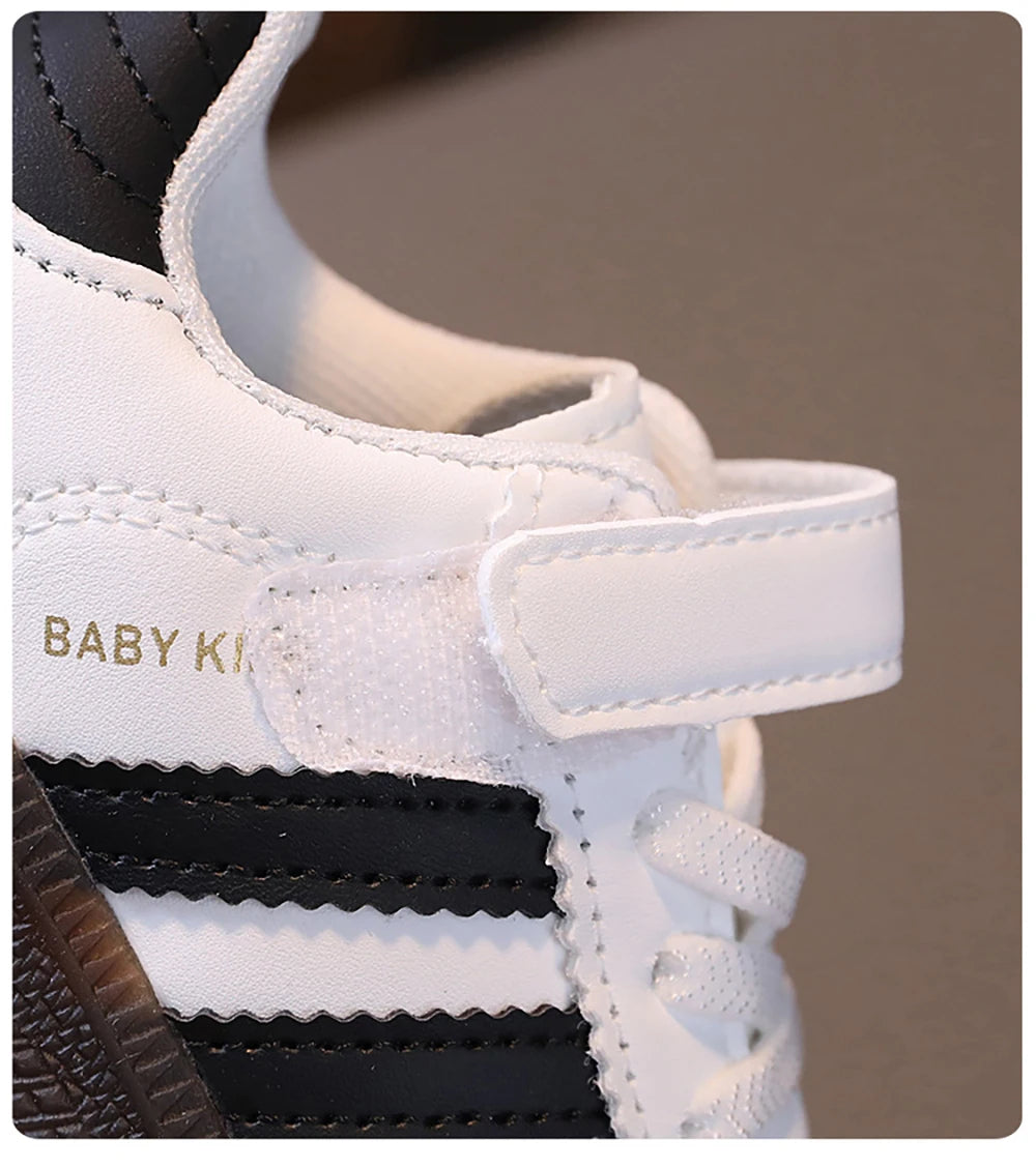 Childrens Ergonomic Sneakers - Soft PU Leather Sport Shoes for Boys  Girls - ZOOMNSTORE