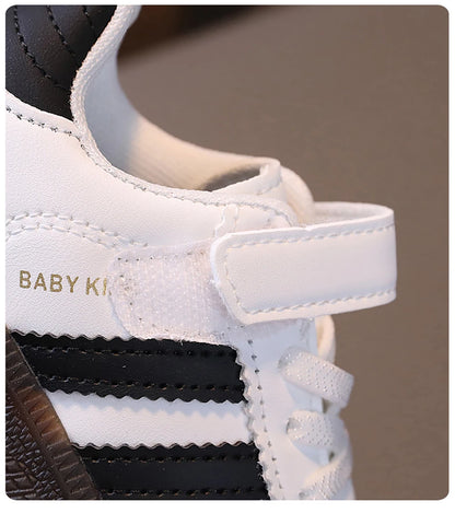 Childrens Ergonomic Sneakers - Soft PU Leather Sport Shoes for Boys  Girls - ZOOMNSTORE