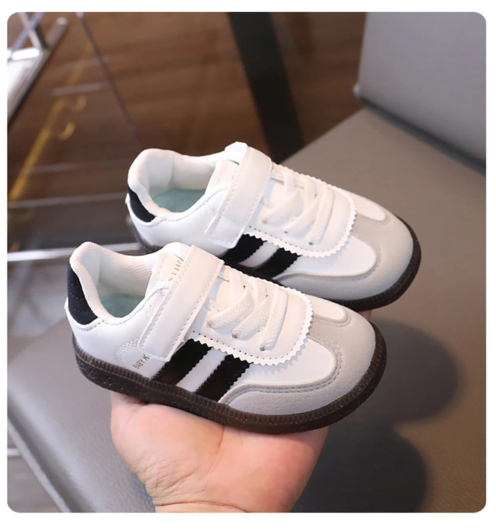 Childrens Ergonomic Sneakers - Soft PU Leather Sport Shoes for Boys  Girls - ZOOMNSTORE