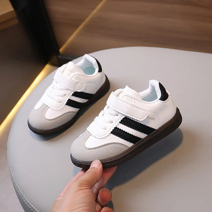 Childrens Ergonomic Sneakers - Soft PU Leather Sport Shoes for Boys  Girls - ZOOMNSTORE