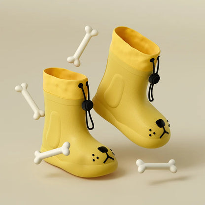 Childrens Waterproof Rain Boots - Boys and Girls EVA Safety Shoes - ZOOMNSTORE