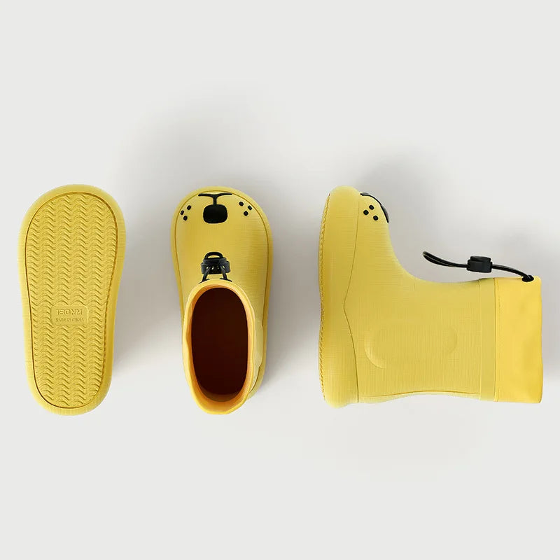 Childrens Waterproof Rain Boots - Boys and Girls EVA Safety Shoes - ZOOMNSTORE