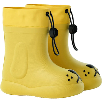 Childrens Waterproof Rain Boots - Boys and Girls EVA Safety Shoes - ZOOMNSTORE